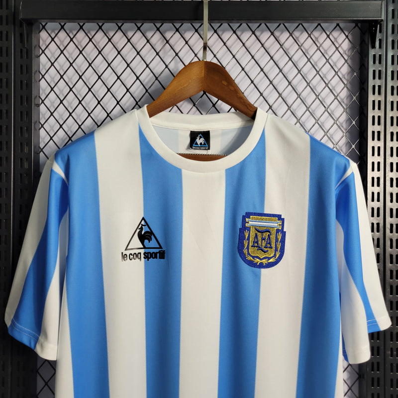 Camisa Retrô Argentina I 1986 - Masculina