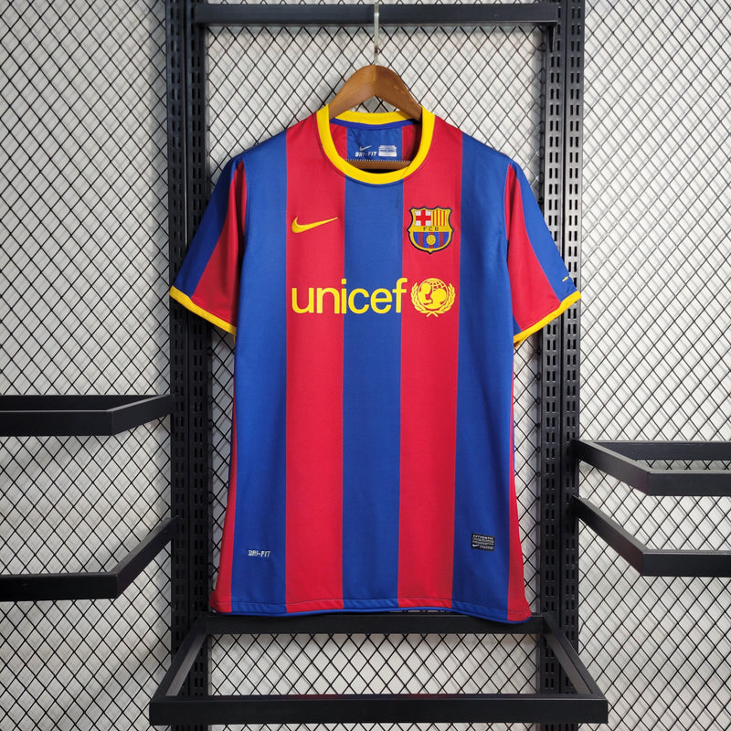 Camiseta Retro Barcelona Primera Equipación 2010/11 - Hombre