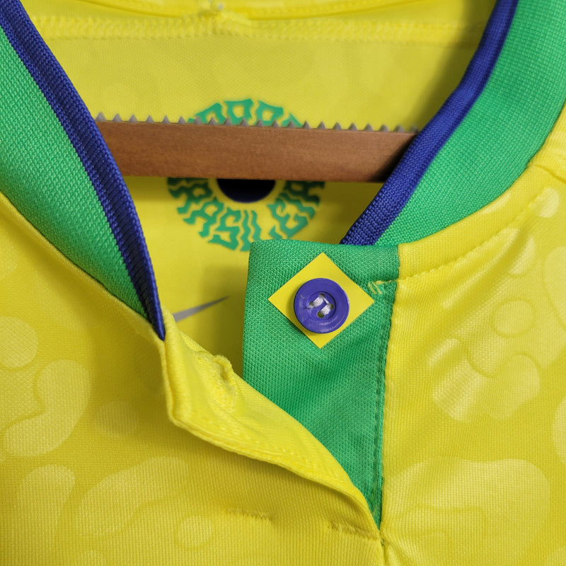 Camisa Torcedor Brasil I 2022 - Feminina