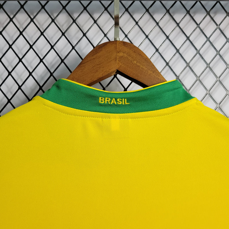 Camiseta Retro Brasil Primera Equipación 2006 - Hombre