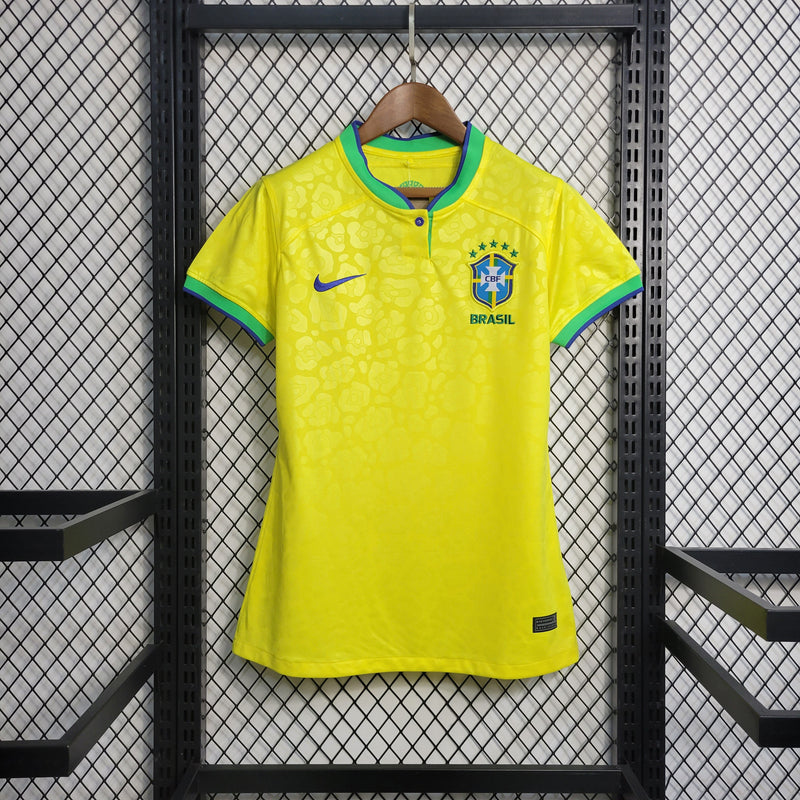 Camisa Torcedor Brasil I 2022 - Feminina