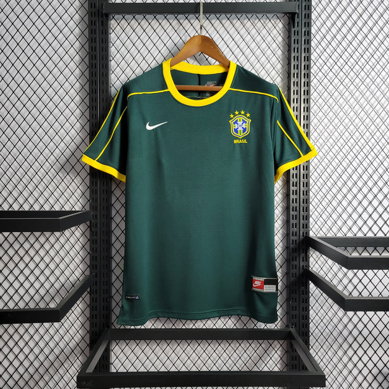 Camiseta Retro Brasil Portero 1998 - Hombre