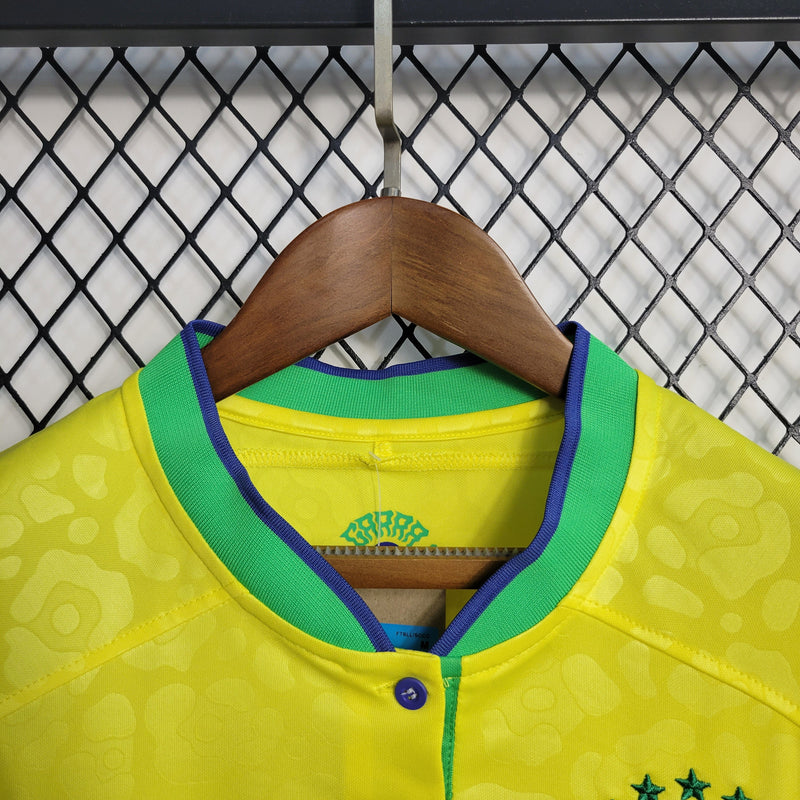 Camisa Torcedor Brasil I 2022 - Feminina