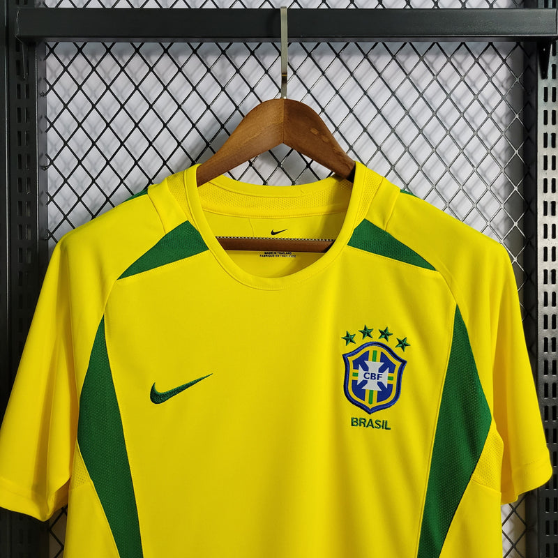 Camisa Retrô Brasil I 2002 - Masculina