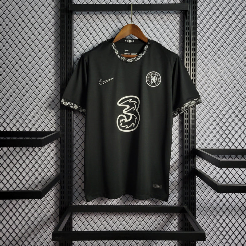 Camiseta de aficionado del Chelsea negra 2022/23 - Hombre