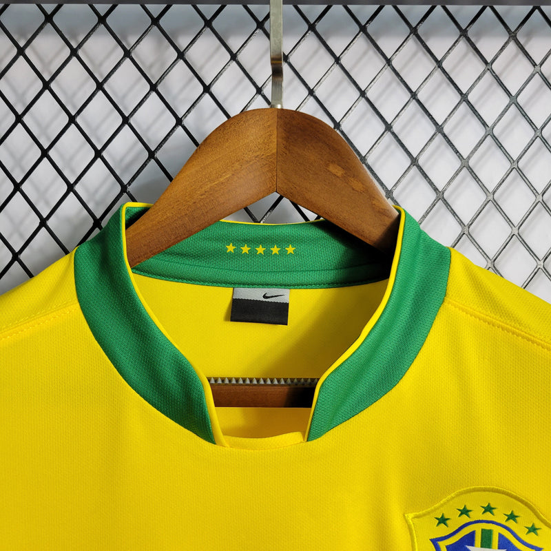 Camiseta Retro Brasil Primera Equipación 2006 - Hombre