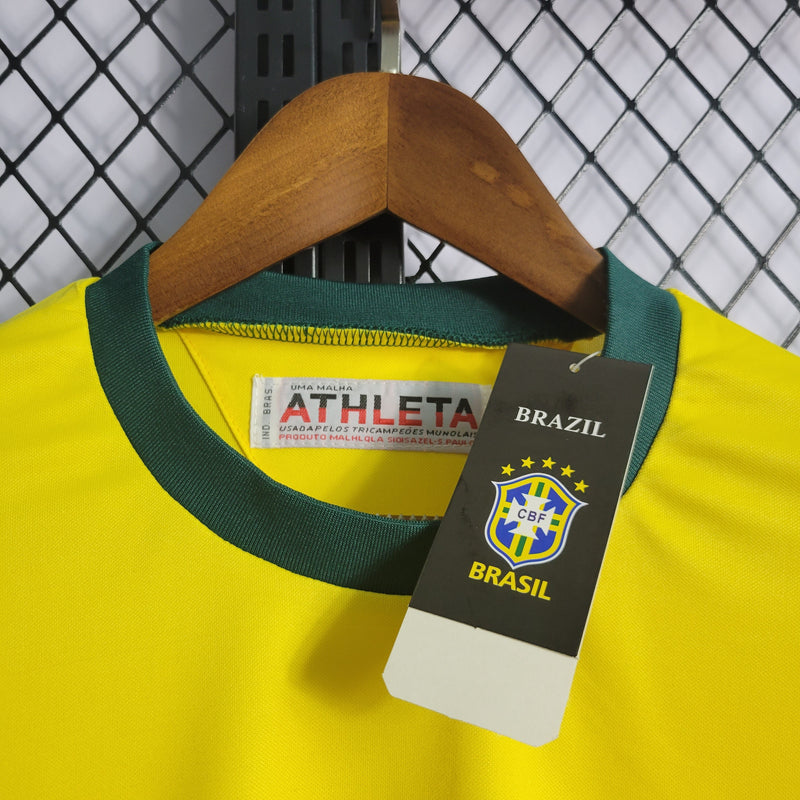 Camiseta Brasil I 1970 Retro Hombre